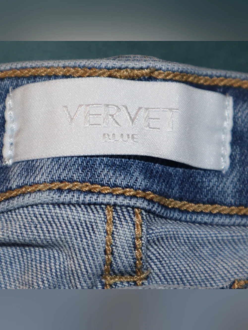 Flying Monkey Vervet Blue Distressed Straight Jeans Size 26